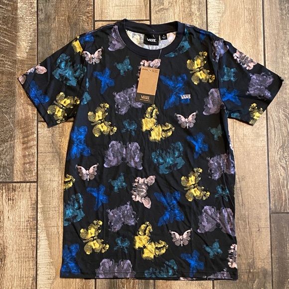 Vans Multicolor Butterfly Graphic Tee - Picture 1 of 6